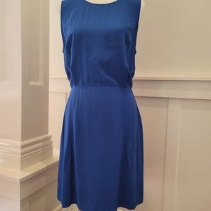 Wilfred sleevless dress in royal blue, Size 8. Fits closer to a size 6